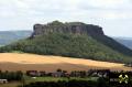 Blick vom Königstein ins Elbsandsteingebirge, Sachsen, (D) (6) 17. Juli 2005 Lilienstein.jpg